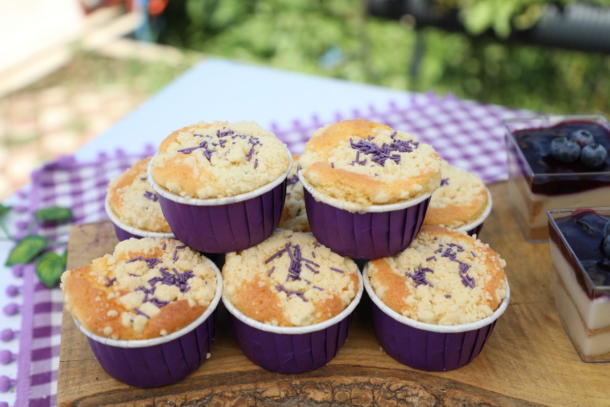 Yaban mersinli kekler